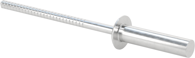 Sızdırmaz Kör Perçinler, Kubbeli Başlık, Alüminyum Mandrel ile, 1/8" Çap, 0,547" Uzunluk