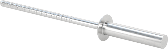 Sızdırmaz Kör Perçinler, Kubbeli Başlık, Alüminyum Mandrel ile, 1/8" Çap, 0,610" Uzunluk