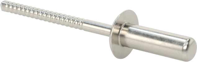 Sızdırmaz Kör Perçinler, 18-8 Paslanmaz Çelik, Kubbeli Başlık, 5/32" Çap, 0,188“-0,250” Kalınlık için