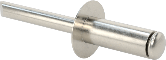 18-8 Paslanmaz Çelik Kör Perçinler, Kubbeli Başlık, 3 mm Çap, 3 mm-5 mm Malzeme Kalınlığı için