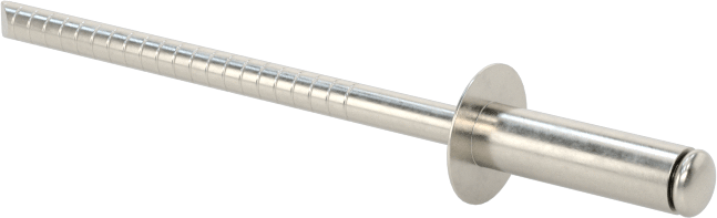 18-8 Paslanmaz Çelik Kör Perçinler, Kubbeli Başlık, 3 mm Çap, 5,5 mm-7 mm Malzeme Kalınlığı için