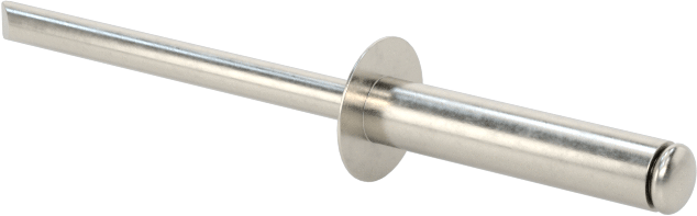 18-8 Paslanmaz Çelik Kör Perçinler, Kubbeli Başlık, 3 mm Çap, 9 mm-11 mm Malzeme Kalınlığı için