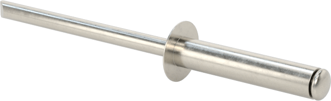 18-8 Paslanmaz Çelik Kör Perçinler, Kubbeli Başlık, 3,2 mm Çap, 11 mm-13 mm Malzeme Kalınlığı için