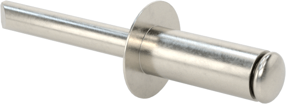 18-8 Paslanmaz Çelik Kör Perçinler, Kubbeli Başlık, 4 mm Çap, 4,5 mm-6,5 mm Malzeme Kalınlığı için