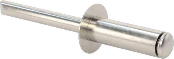 18-8 Paslanmaz Çelik Kör Perçinler, Kubbeli Başlık, 4 mm Çap, 6,5 mm-8,5 mm Malzeme Kalınlığı için