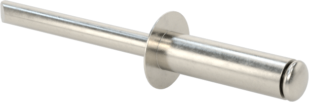 18-8 Paslanmaz Çelik Kör Perçinler, Kubbeli Başlık, 4 mm Çap, 8,5 mm-10,5 mm Malzeme Kalınlığı için