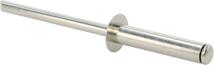 18-8 Paslanmaz Çelik Kör Perçinler, Kubbeli Başlık, 4 mm Çap, 12 mm-16 mm Malzeme Kalınlığı için