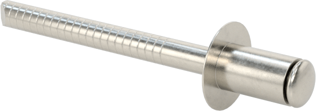 18-8 Paslanmaz Çelik Kör Perçinler, Kubbeli Başlık, 5 mm Çap, 2 mm-4 mm Malzeme Kalınlığı için