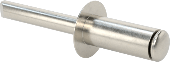 18-8 Paslanmaz Çelik Kör Perçinler, Kubbeli Başlık, 5 mm Çap, 6 mm-8 mm Malzeme Kalınlığı için