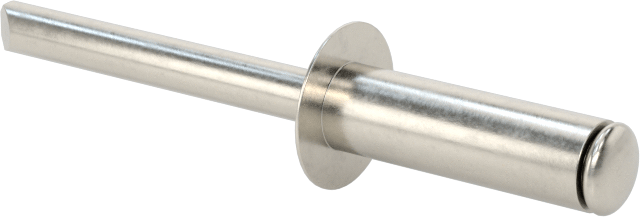 18-8 Paslanmaz Çelik Kör Perçinler, Kubbeli Başlık, 5 mm Çap, 8 mm-11 mm Malzeme Kalınlığı