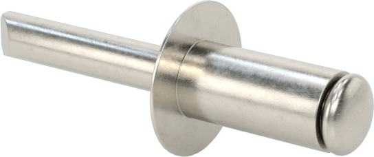 18-8 Paslanmaz Çelik Kör Perçinler, Kubbeli Başlık, 4 mm Çap, 2,5 mm-4,5 mm malzeme kalınlığı için