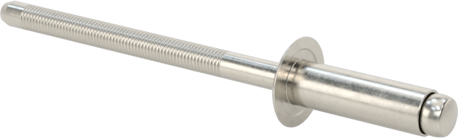 18-8 Paslanmaz Çelik Kör Perçinler, Kubbeli Başlık, 1/8" Çap, 0,188“-0,25” Malzeme Kalınlığı için