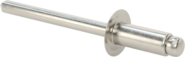18-8 Paslanmaz Çelik Kör Perçinler, Kubbeli Başlık, 5/32" Çap, 0,188“-0,25” Malzeme Kalınlığı için