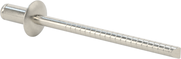 18-8 Paslanmaz Çelik Kör Perçinler, Kubbeli Başlık, 3 mm Çap, 1 mm-3 mm Malzeme Kalınlığı için
