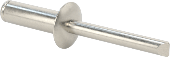 18-8 Paslanmaz Çelik Kör Perçinler, Kubbeli Başlık, 3,2 mm Çap, 5,5 mm-7 mm Malzeme Kalınlığı için