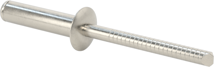 18-8 Paslanmaz Çelik Kör Perçinler, Kubbeli Başlık, 4,8 mm Çap, 11 mm-15 mm Malzeme Kalınlığı için
