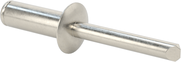 18-8 Paslanmaz Çelik Kör Perçinler, Kubbeli Başlık, 5 mm Çap, 8 mm-10 mm Malzeme Kalınlığı için