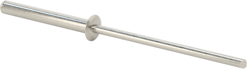 18-8 Paslanmaz Çelik Kör Perçinler, Kubbeli Başlık, 5 mm Çap, 30 mm-35 mm Malzeme Kalınlığı için