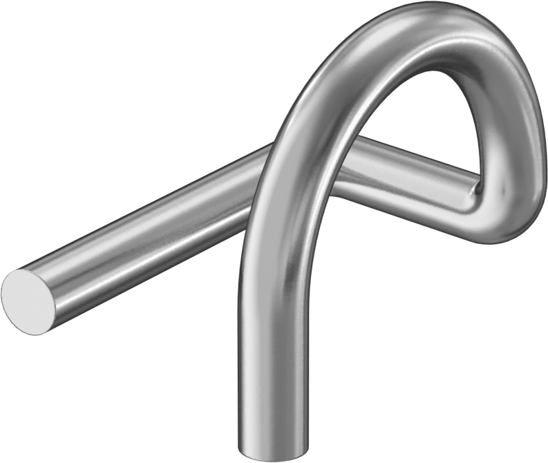 Yerçekimi pimi, 1-1/2“ ila 1-5/8” Dış Çaplı Borular için