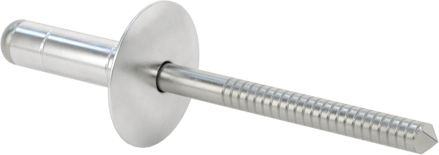 Geniş Kalınlık Aralığı Kör Perçinler, Kubbeli Başlık, 5/32" Çap, 0,039“-0,276” Kalınlık için