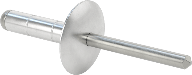 Geniş Kalınlık Aralığı Kör Perçinler, Kubbeli Başlık, 3/16" Çap, 0,197“-0,598” Kalınlık için