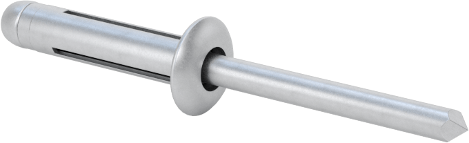 Yumuşak Malzemeler için Kör Perçinler, 3/16" Çap, 0,04“-0,354” Malzeme Kalınlığı için