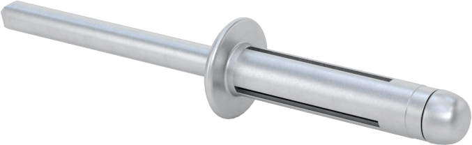 Yumuşak Malzemeler için Kör Perçinler, 3/16" Çap, 0,04“-0,354” Malzeme Kalınlığı için