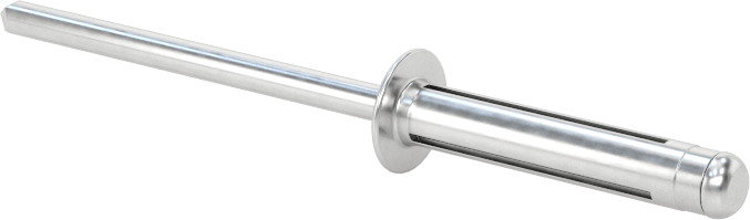 Yumuşak Malzemeler için Kör Perçinler, 1/8" Çap, 0,02“-0,275” Malzeme Kalınlığı için