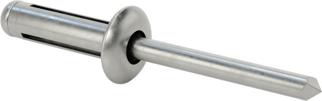 Yumuşak Malzemeler için Kör Perçinler, 3/16" Çap, 0,039“-0,156” Malzeme Kalınlığı için
