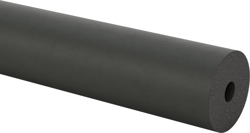 Açık Uçlu Yuvarlak Tutamaklar, Uzunlukta Kesim, Pürüzsüz Buna-N, Sarı, 1/4" Dış Çap için, 2 Ayak Uzunluk
