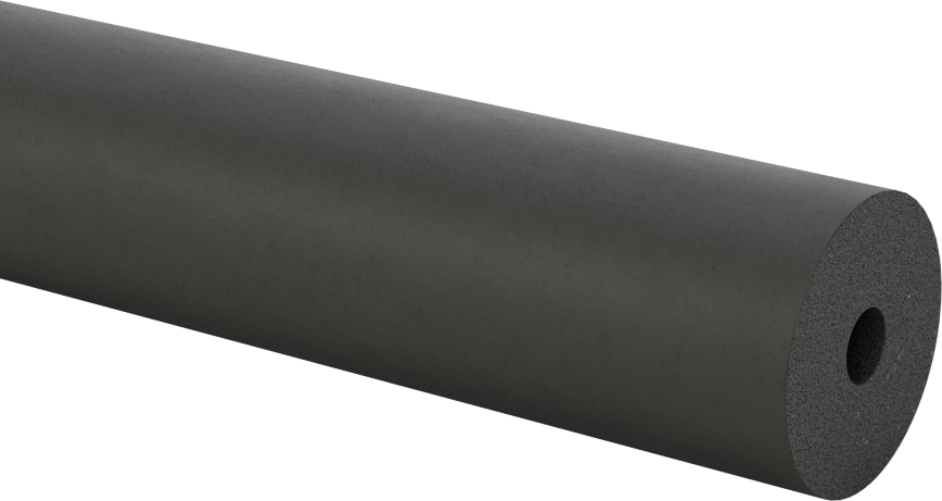 Açık Uçlu Yuvarlak Tutamaklar, Uzunlukta Kesim, Pürüzsüz Buna-N, Sarı, 1/4" Dış Çap için, 3 Fit Uzunluk