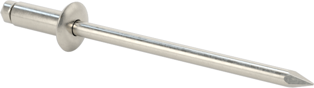316 Paslanmaz Çelik Kubbeli Başlı Kör Perçinler, 3/32" Çap, 0,032“-0,125” Malzeme Kalınlığı için