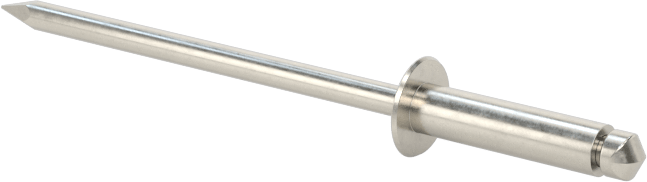 316 Paslanmaz Çelik Kubbeli Başlı Kör Perçinler, 3/32" Çap, 0,126“-0,25” Malzeme Kalınlığı için
