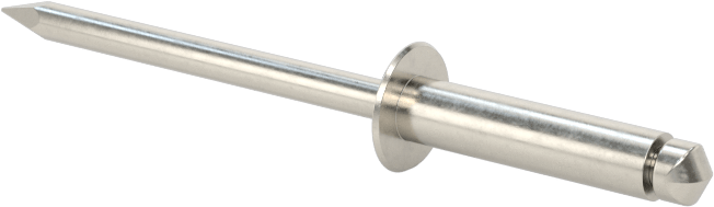 316 Paslanmaz Çelik Kubbeli Başlı Kör Perçinler, 1/8" Çap, 0,313“-0,375” Malzeme Kalınlığı için