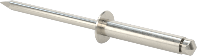 316 Paslanmaz Çelik Kubbeli Başlı Kör Perçinler, 1/8" Çap, 0,376“-0,5” Malzeme Kalınlığı için