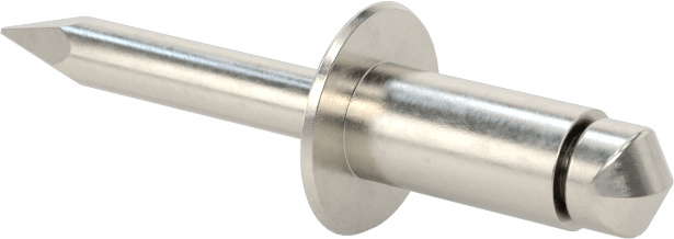 316 Paslanmaz Çelik Kubbeli Başlı Kör Perçinler, 1/4" Çap, 0,062“-0,25” Malzeme Kalınlığı için