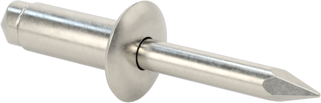 316 Paslanmaz Çelik Kubbeli Başlı Kör Perçinler, 1/4" Çap, 0,251“-0,375” Malzeme Kalınlığı için