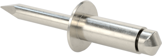 316 Paslanmaz Çelik Kubbeli Başlı Kör Perçinler, 1/4" Çap, 0,251“-0,375” Malzeme Kalınlığı için