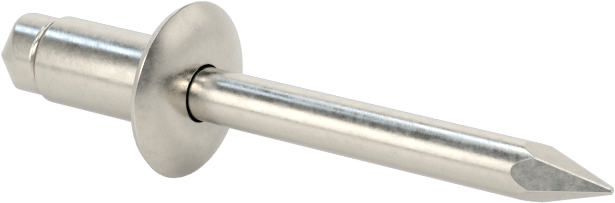 316 Paslanmaz Çelik Kubbeli Başlı Kör Perçinler, 3/16" Çap, 0,02“-0,125” Malzeme Kalınlığı için