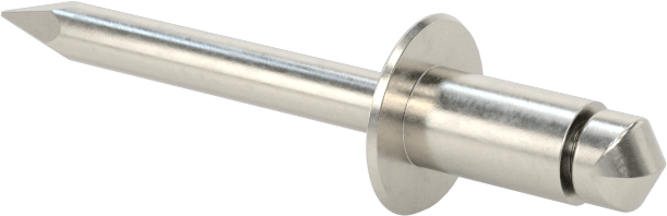 316 Paslanmaz Çelik Kubbeli Başlı Kör Perçinler, 3/16" Çap, 0,02“-0,125” Malzeme Kalınlığı için