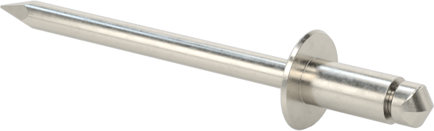 316 Paslanmaz Çelik Kubbeli Başlı Kör Perçinler, 1/8" Çap, 0,04“-0,118” Malzeme Kalınlığı için