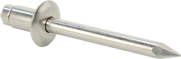 316 Paslanmaz Çelik Kubbeli Başlı Kör Perçinler, 5/32" Çap, 0,04“-0,098” Malzeme Kalınlığı için