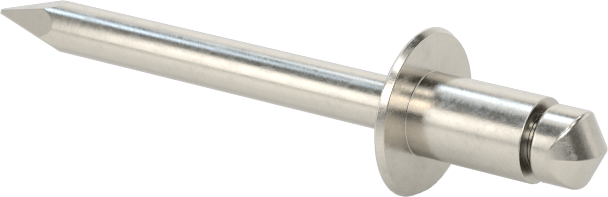 316 Paslanmaz Çelik Kubbeli Başlı Kör Perçinler, 5/32" Çap, 0,04“-0,098” Malzeme Kalınlığı için