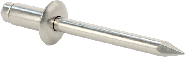316 Paslanmaz Çelik Kubbeli Başlı Kör Perçinler, 5/32" Çap, 0,099“-0,177” Malzeme Kalınlığı için