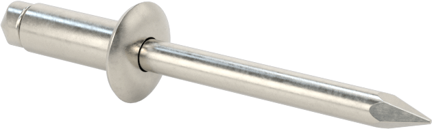 316 Paslanmaz Çelik Kubbeli Başlı Kör Perçinler, 5/32" Çap, 0,178“-0,255” Malzeme Kalınlığı için