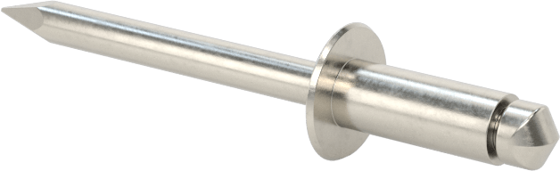 316 Paslanmaz Çelik Kubbeli Başlı Kör Perçinler, 5/32" Çap, 0,178“-0,255” Malzeme Kalınlığı için