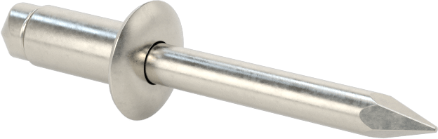 316 Paslanmaz Çelik Kubbeli Başlı Kör Perçinler, 3/16" Çap, 0,158“-0,236” Malzeme Kalınlığı için