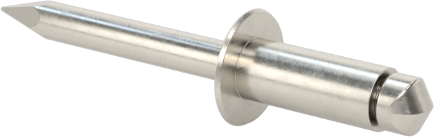 316 Paslanmaz Çelik Kubbeli Başlı Kör Perçinler, 3/16" Çap, 0,237“-0,314” Malzeme Kalınlığı için
