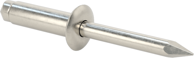 316 Paslanmaz Çelik Kubbeli Başlı Kör Perçinler, 3/16" Çap, 0,315“-0,433” Malzeme Kalınlığı için