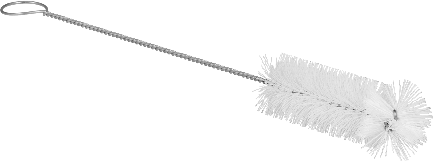 4“ Uzunluk x 1-3/8” Çapında Şişe Fırçası, 12 inç Toplam Uzunluk